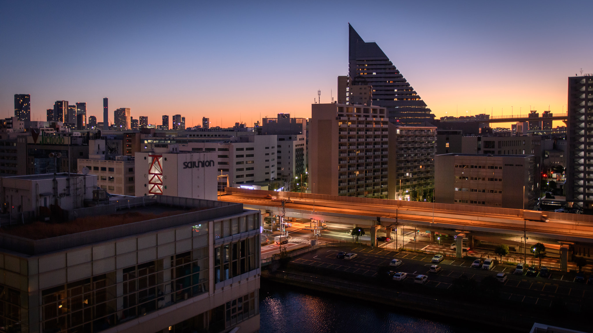 Skyline of Tokyo's business district
